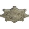 Ekena Millwork Antilles Ceiling Medallion (Fits Canopies up to 6"), 38 1/4"OD x 1 1/2"P, Castle Stone Crackle CM38ANCSC - alternate 2